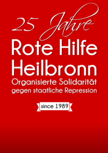 Broschüre 25 Jahre Rote Hilfe  Heilbronn